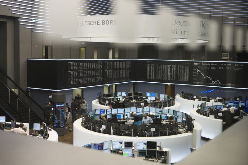 Deutsche Borse Stock Exchange Trading Floor