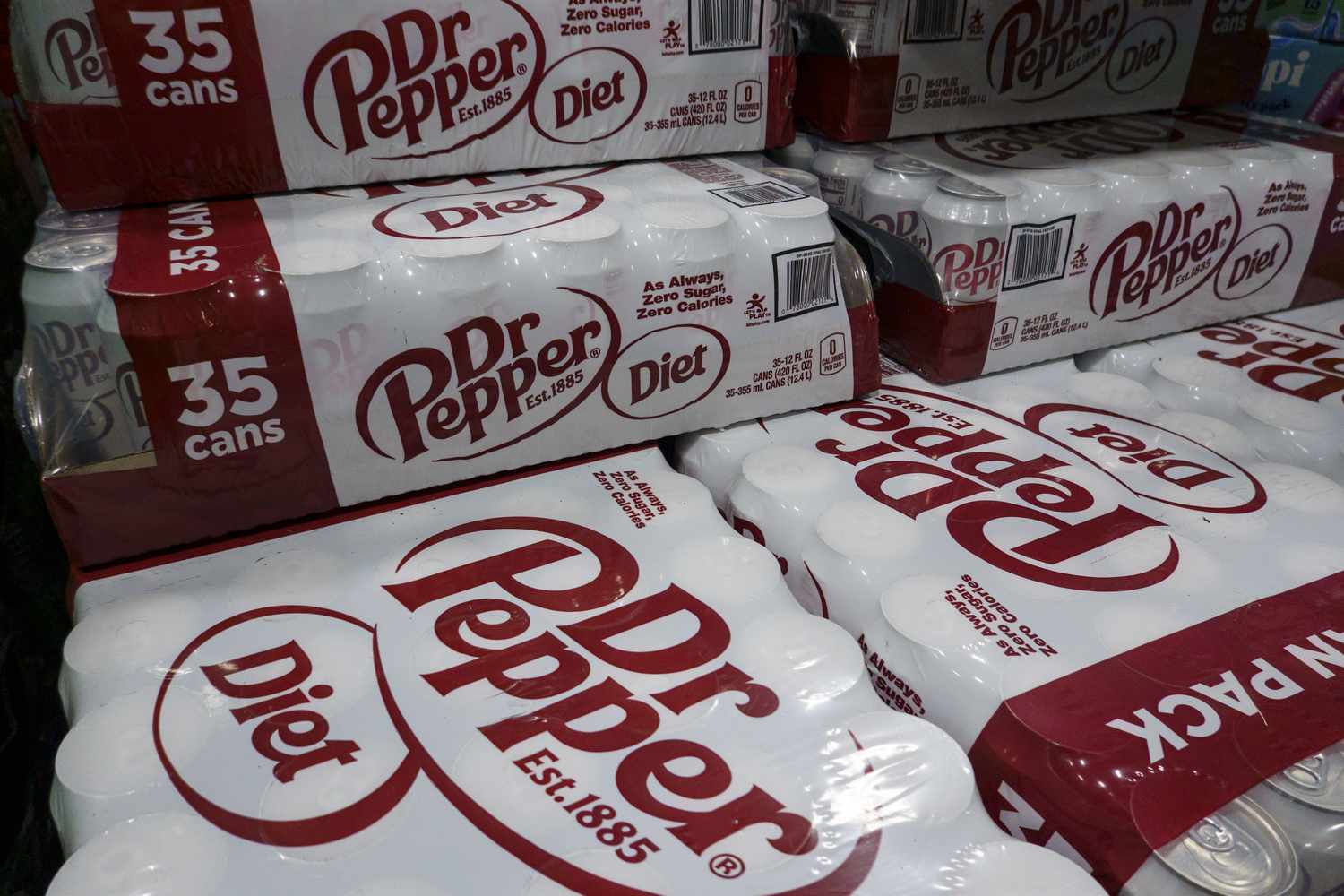 Cases of Diet Dr. Pepper