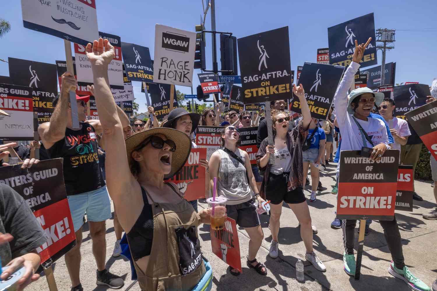Hollywood actors SAG-AFTRA strike