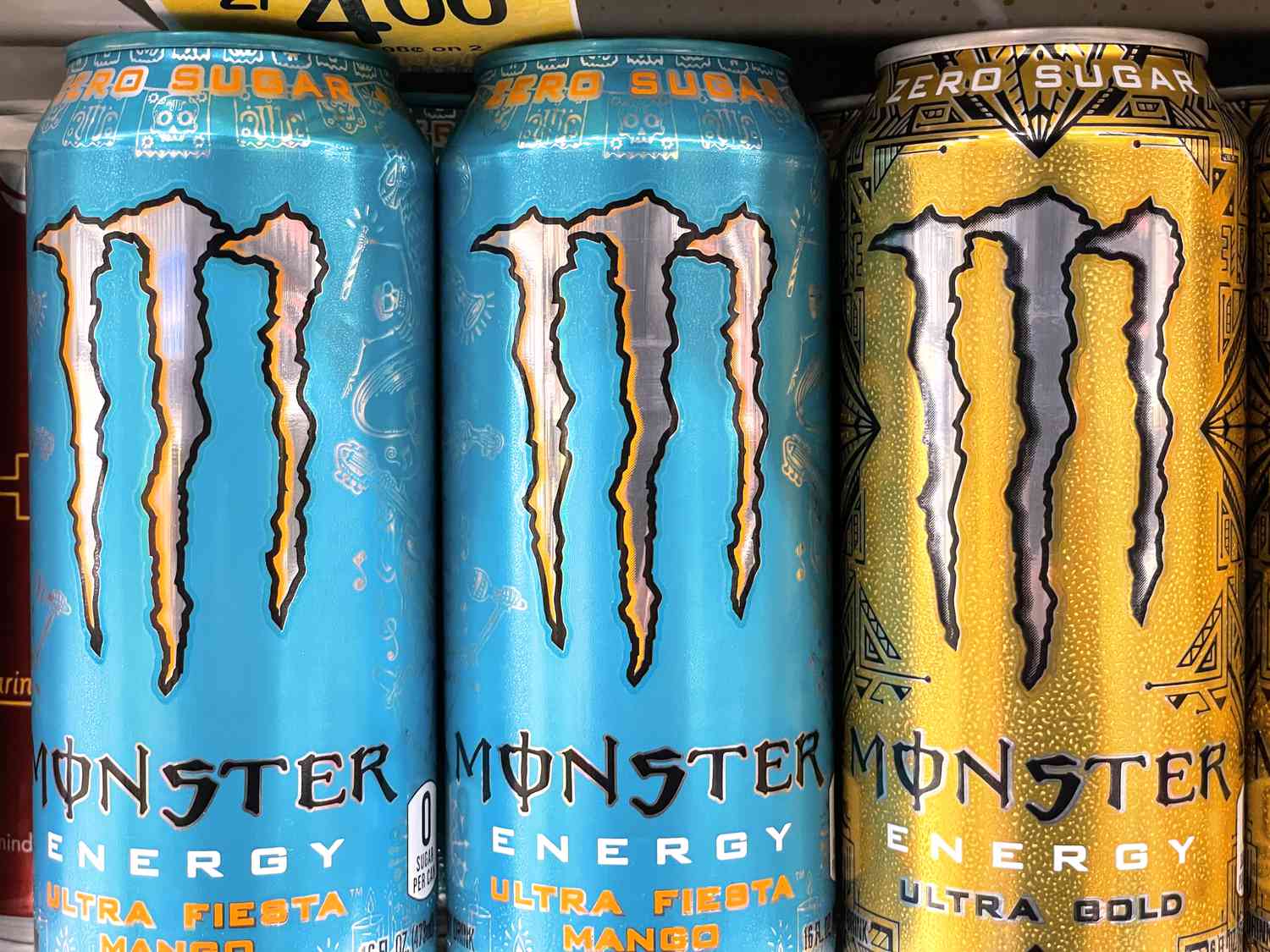 Monster Energy Beverage Cans