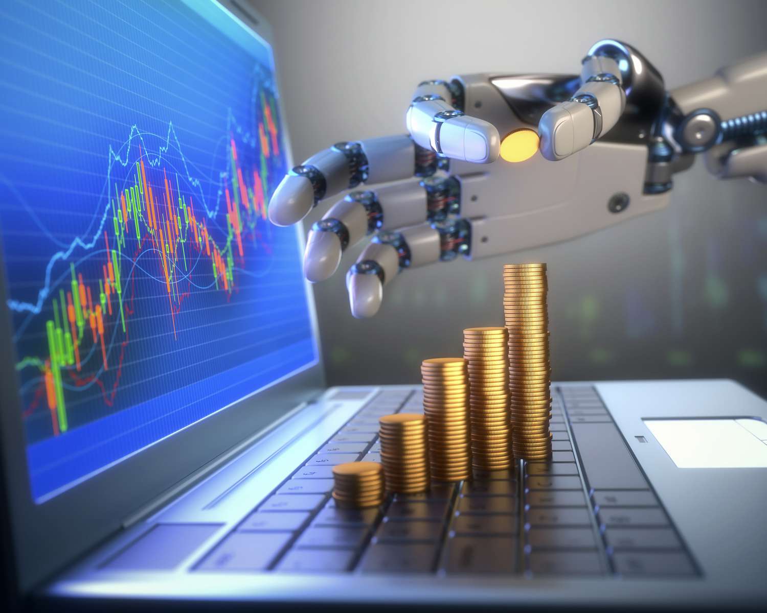 Robo advisor managing a portfolio.