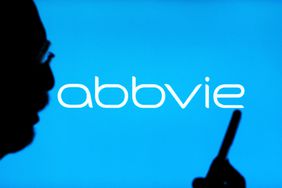 AbbVie logo seen displayed on a monitor