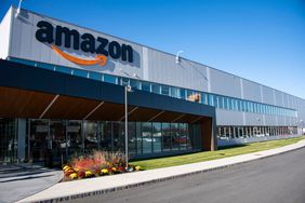Street view of an Amazon warehouse
