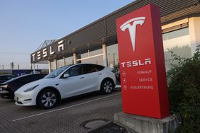 Tesla dealership.