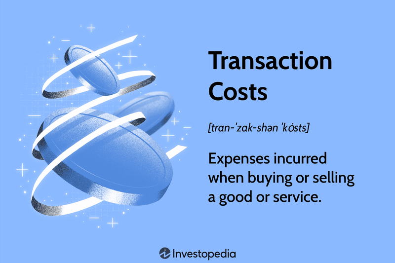 Transaction Costs: Expenses incurred when buying or selling a good or service.