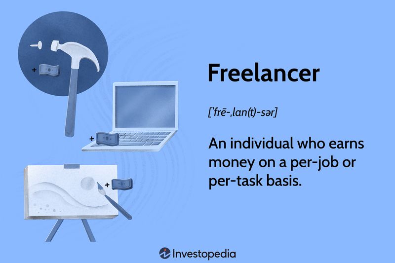 Freelancer: An individual who earns money on a per-job or per-task basis.