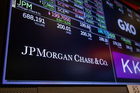 JPM signage at the New York Stock Exchange