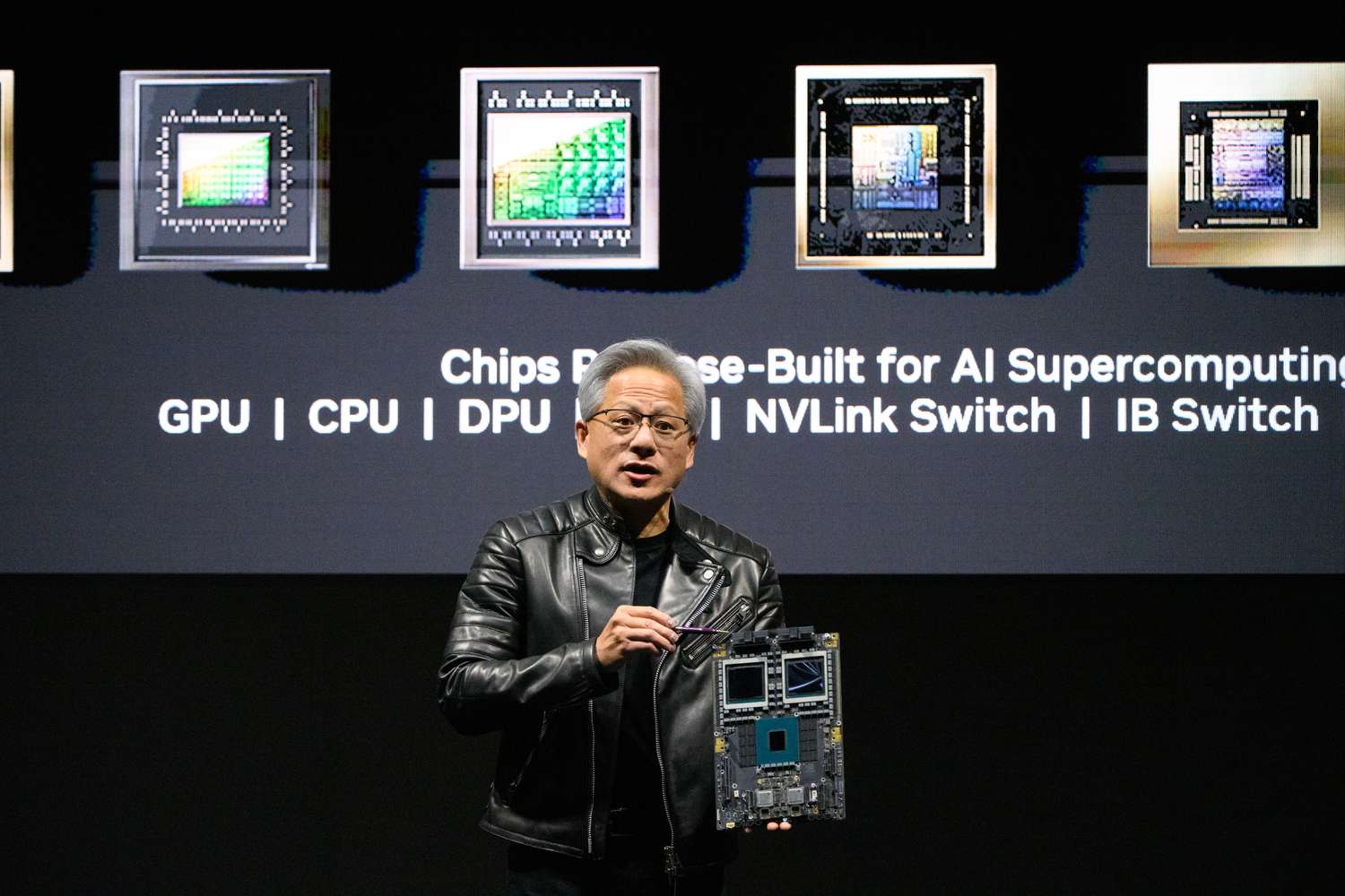 Nvidia CEO Jensen Huang at the Nvidia AI Summit Japan in Tokyo, Japan, on Nov. 13, 2024.