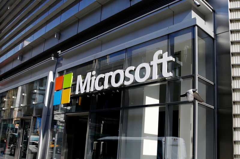 A Microsoft store in New York City