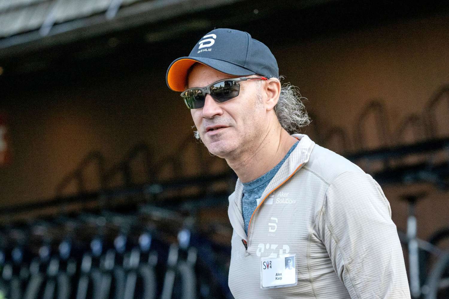 Alex Karp, chief executive officer of Palantir Technologies Inc., walks to the morning session at the Allen & Co. Media and Technology Conference in Sun Valley, Idaho, US, on Thursday, July 11, 2024. 
