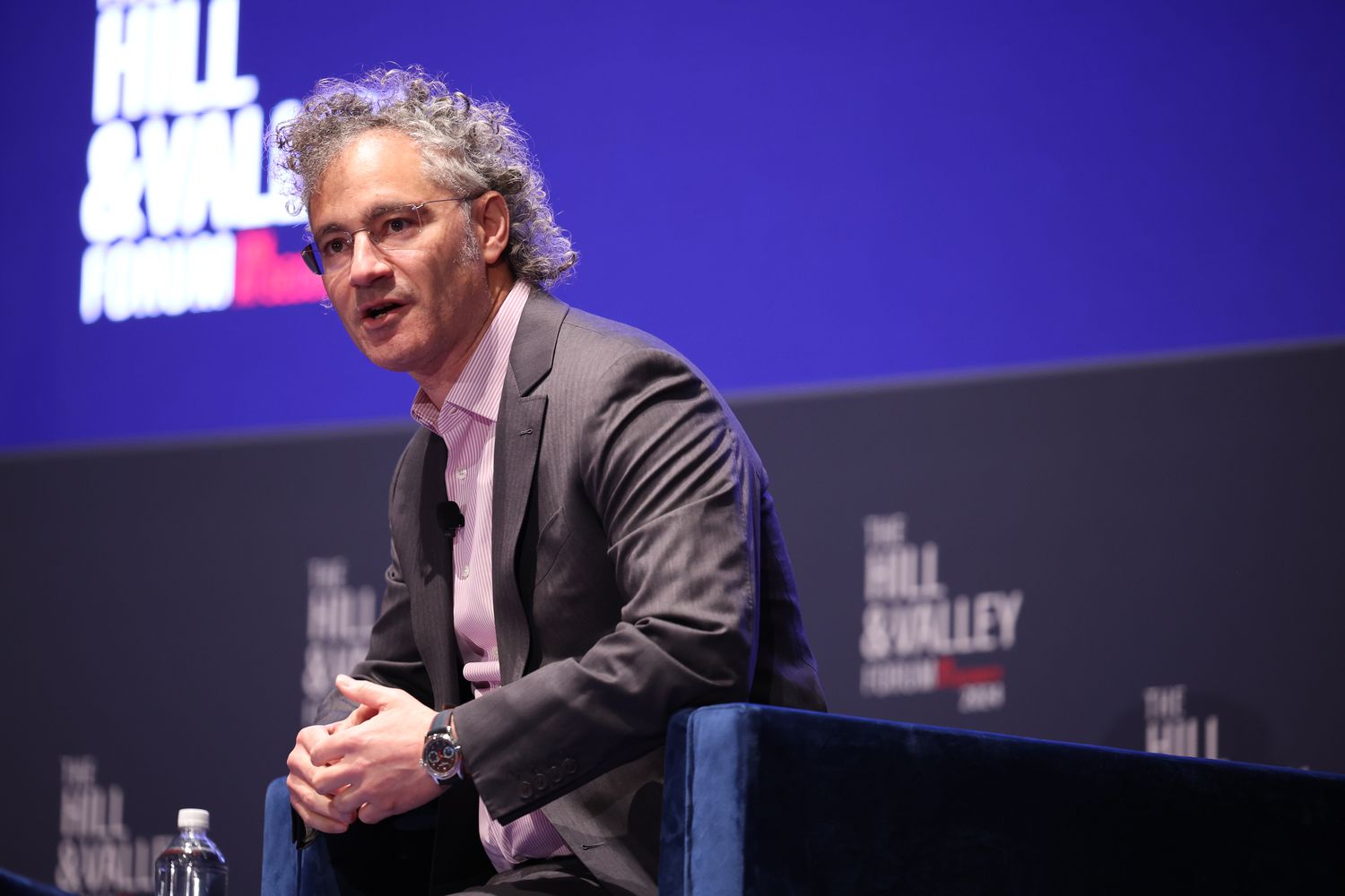 Palantir CEO Alex Karp at The Hill & Valley Forum on AI Security in Washington, D.C. on May 1, 2024