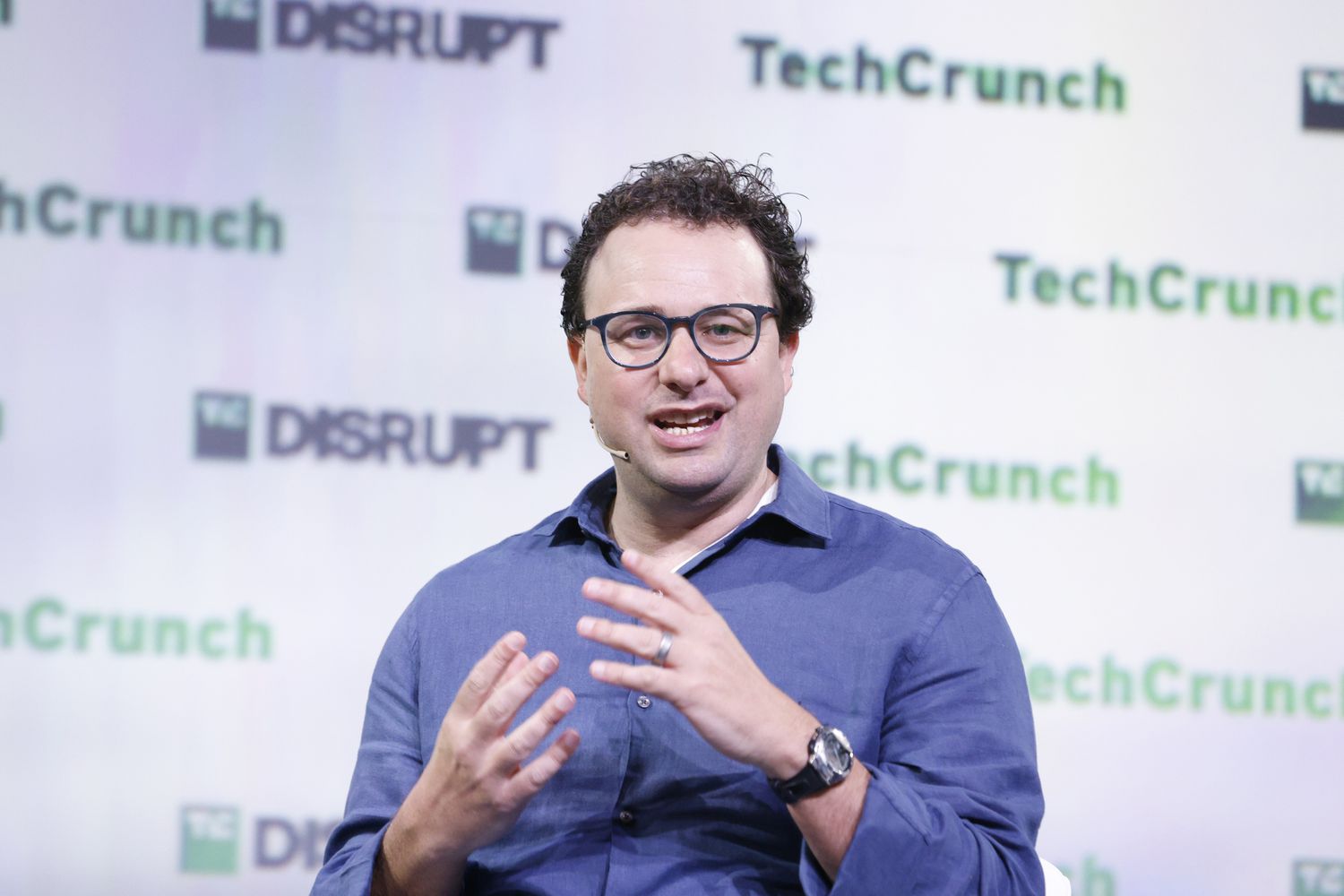 Anthropic Co-Founder & CEO Dario Amodei speaks onstage during TechCrunch Disrupt 2023 at Moscone Center on September 20, 2023 in San Francisco, California.