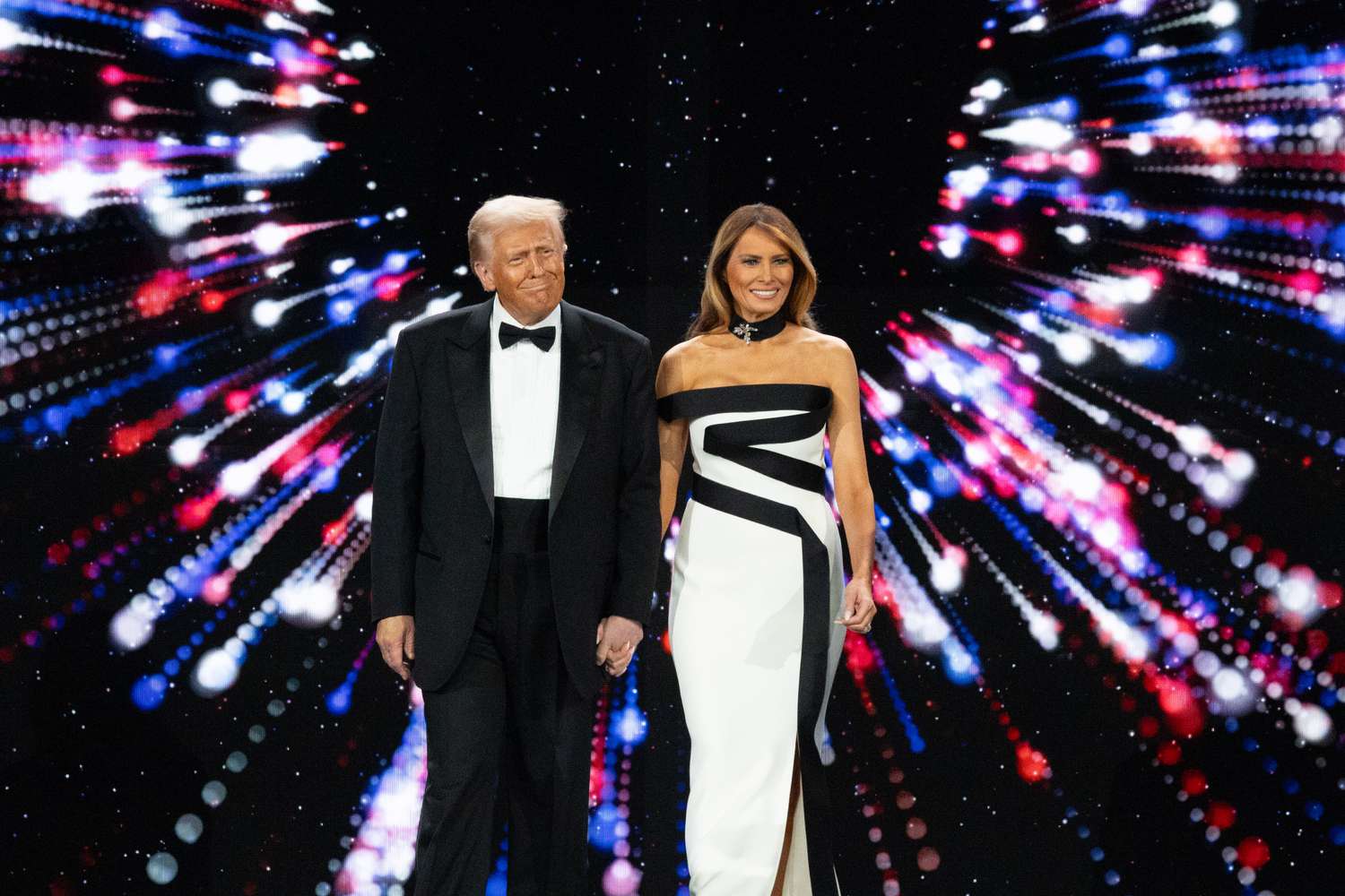 The 47th President of The United States of America Donald Trump attends the Liberty Ball during his Inauguration. 