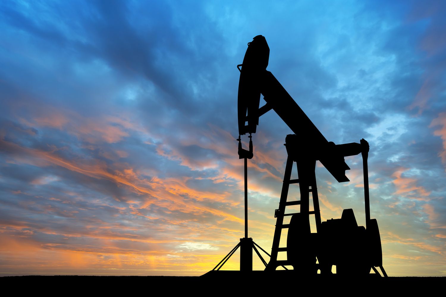 Petroleum pump in an oil well field
