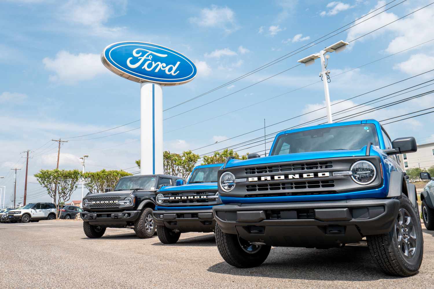 Ford dealership.