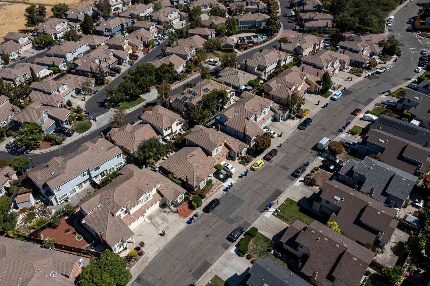 Homes in Hercules, California, on Wednesday, Aug. 16, 2023