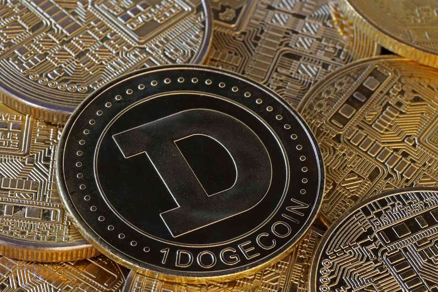 A visual representation of the digital Cryptocurrency, Dogecoin (DOGE)