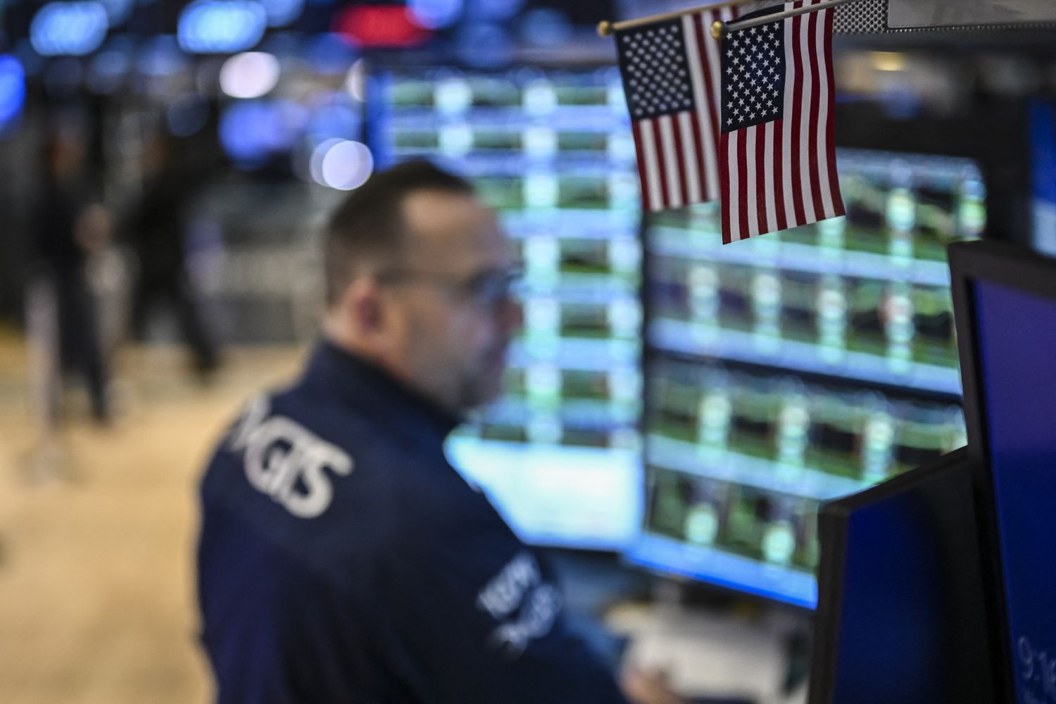Traders work the floor of the New York Stock Exchange on Wednesday. 