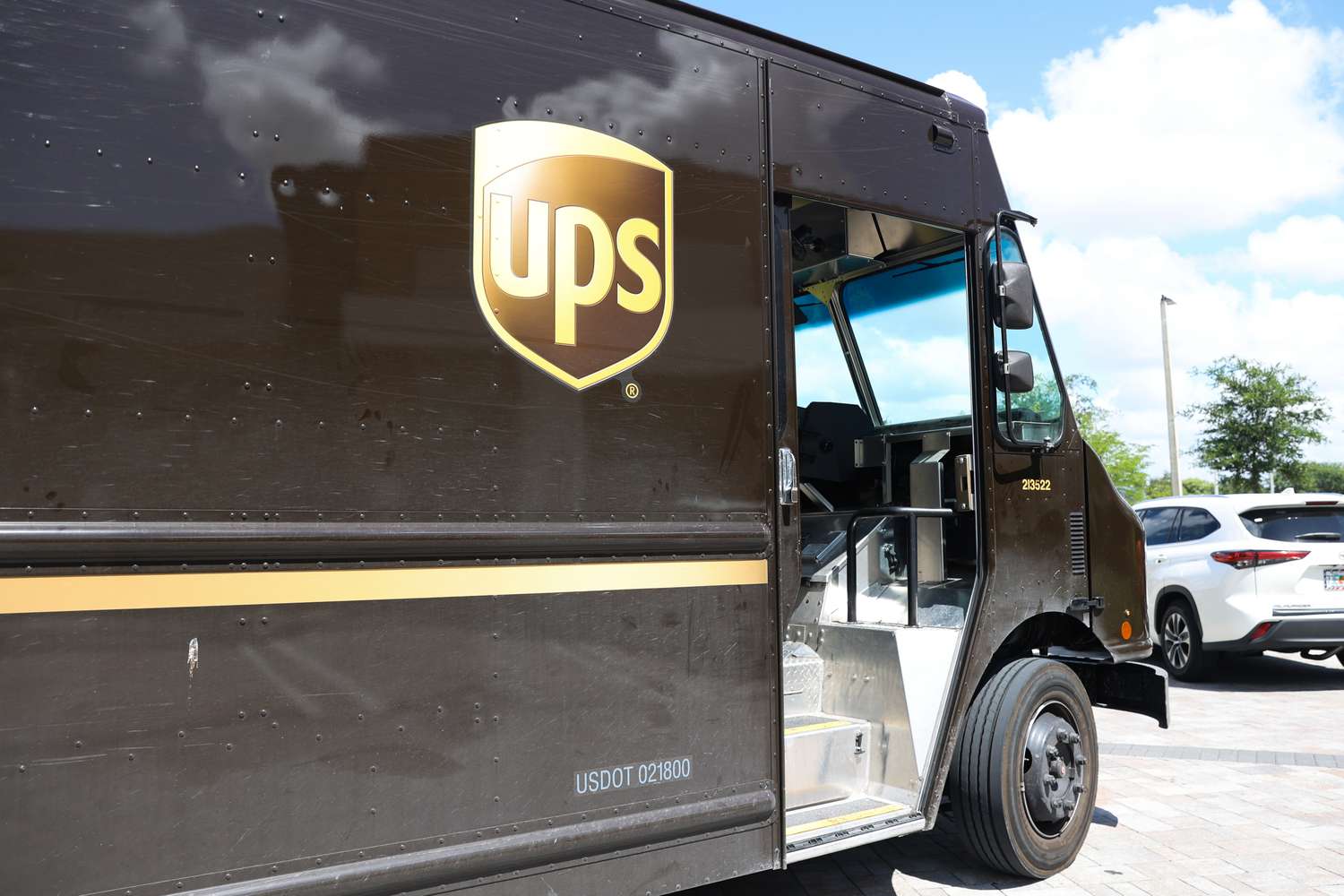 UPS truck is seen in Miami on May 2, 2024