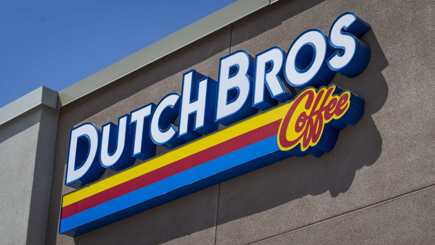 A sign on a Dutch Bros location in California. 