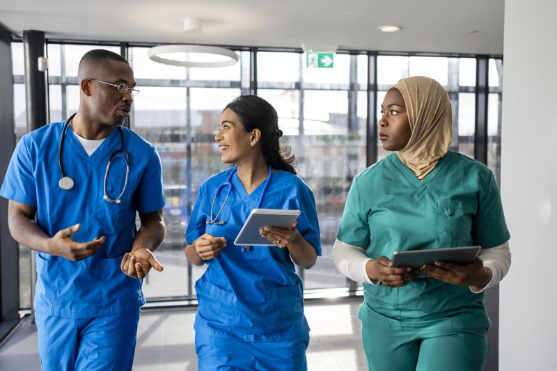 Medical Professionals talking