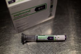An Eli Lilly & Co. Zepbound injection pen