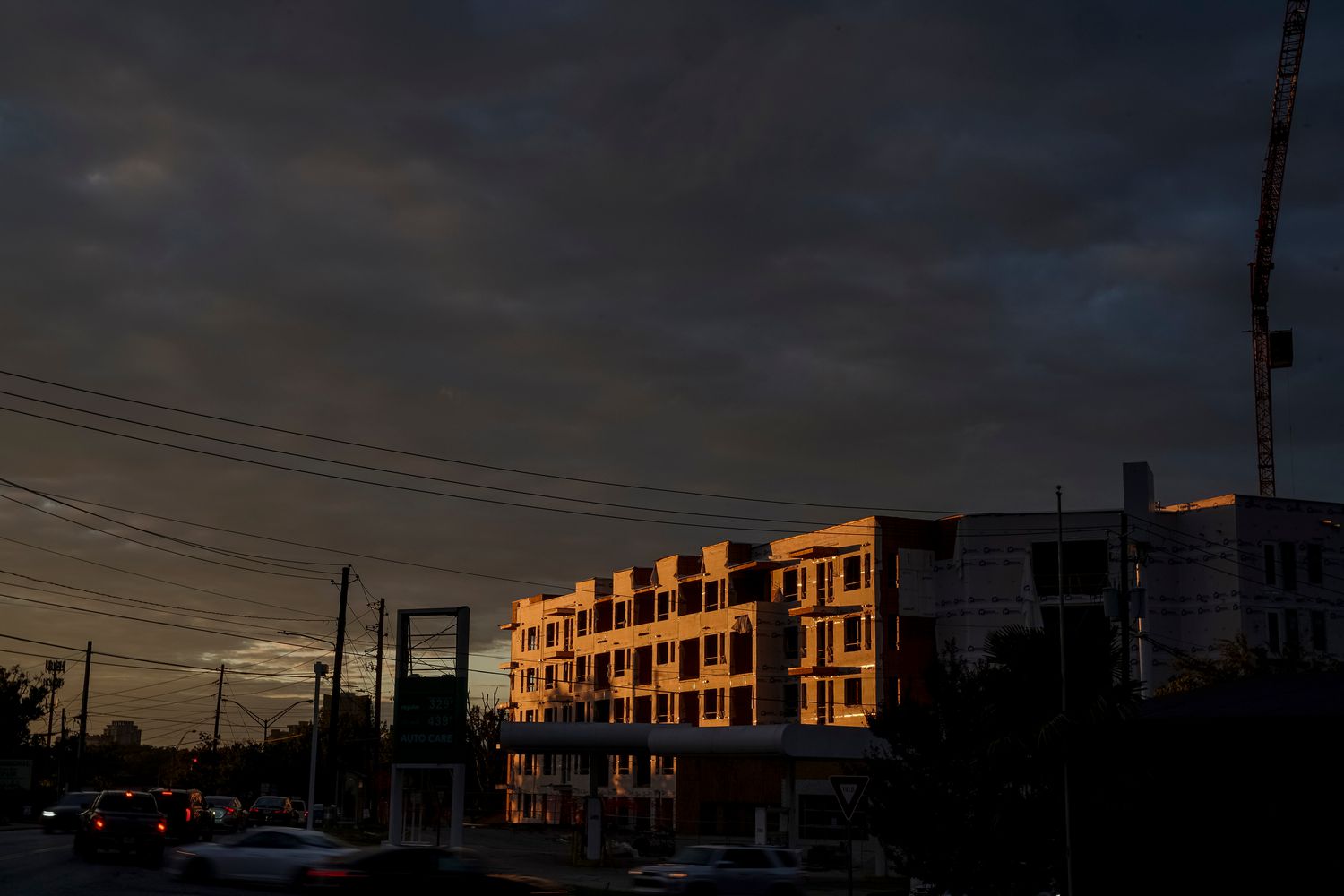 An apartment complex under construction in Atlanta, Georgia, US, on Wednesday, Sept. 18, 2024. 