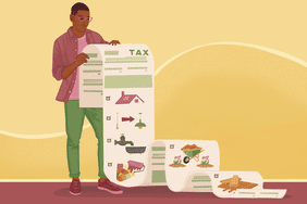Person reviews information about their home renovation plans to see if their home improvements are tax deductible