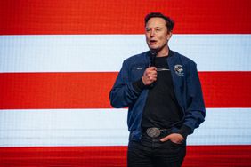 Tesla CEO Elon Musk in Wisconsin on Sunday. 