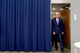 Jerome Powell, chairman of the US Federal Reserve, arrives for a news conference following a Federal Open Market Committee (FOMC) meeting in Washington, DC, US, on Wednesday, June 12, 2024. 