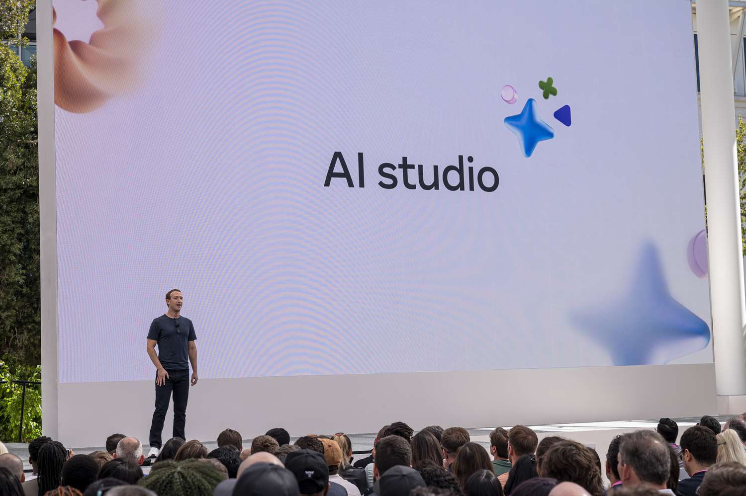Meta Platforms CEO Mark Zuckerberg speaks during the Meta Connect event in Menlo Park, California, on Sept. 27, 2023.