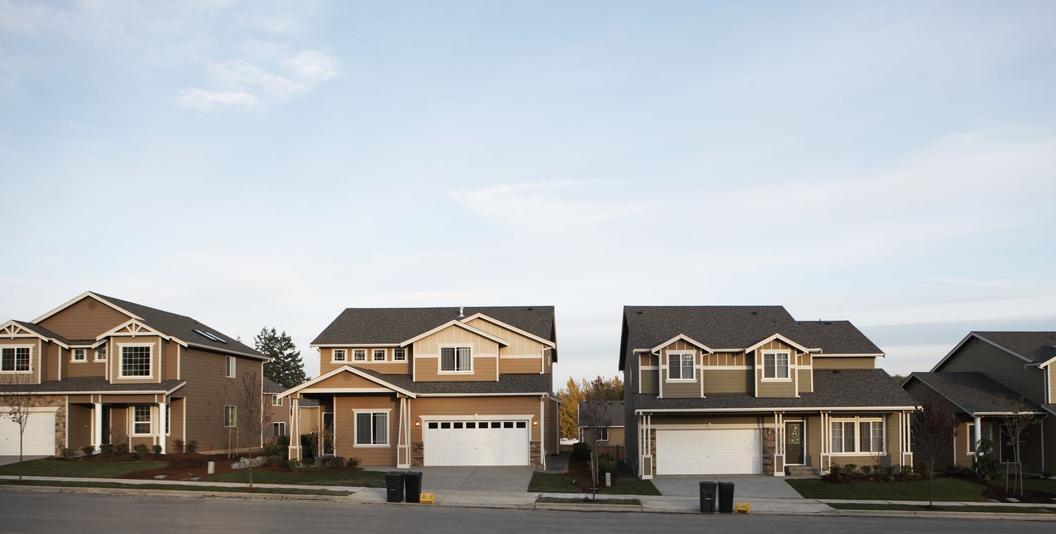 Suburban houses