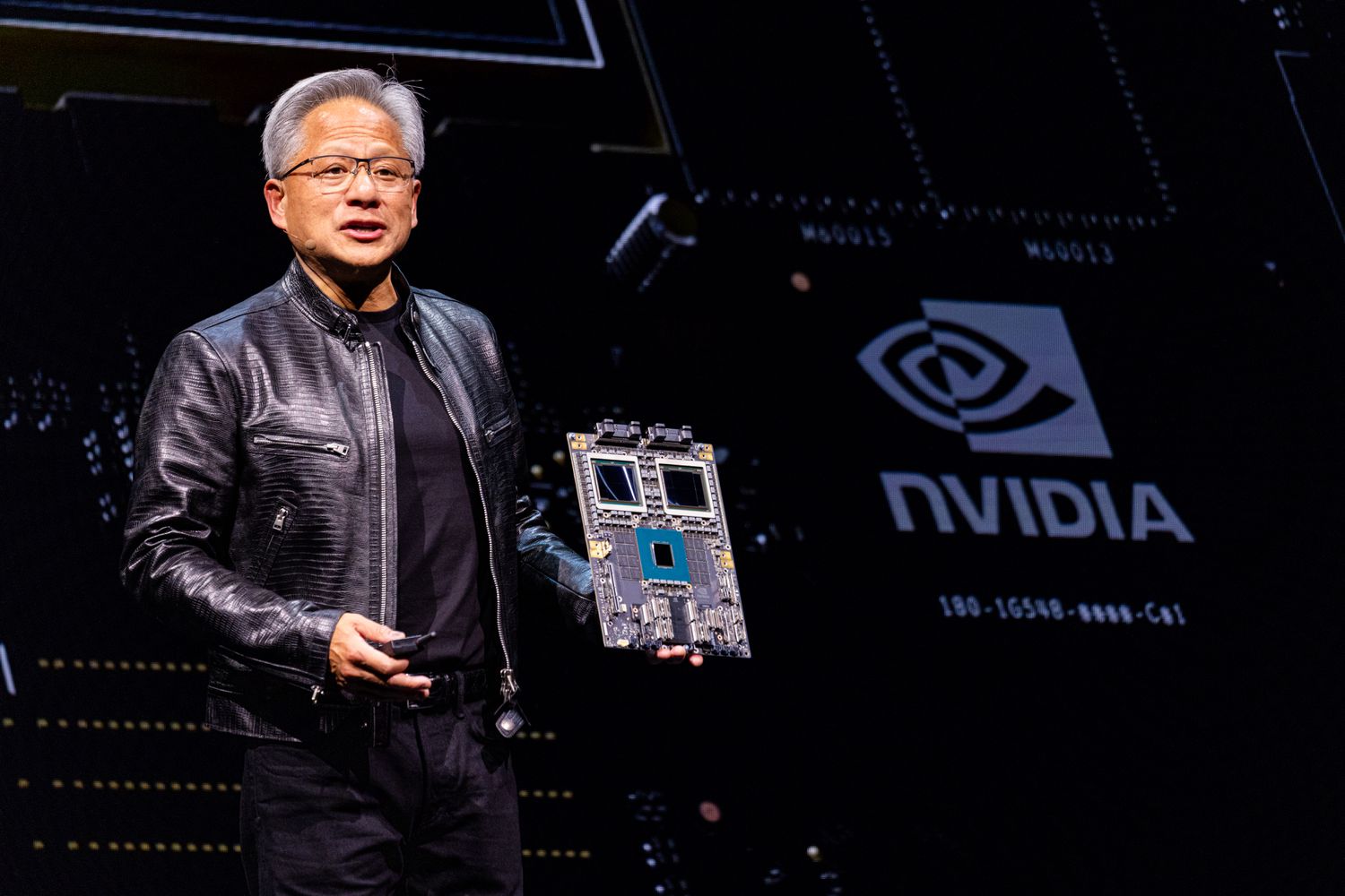 Nvidia CEO Jensen Huang at COMPUTEX 2024, an industry trade show, in Taipei, Taiwan, on June 2, 2024. 