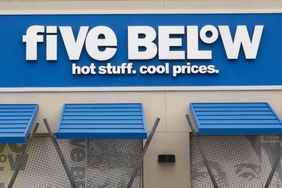 The Five Below corporate logo is displayed on a sign at their outlet store on January 31, 2025 in San Diego, California