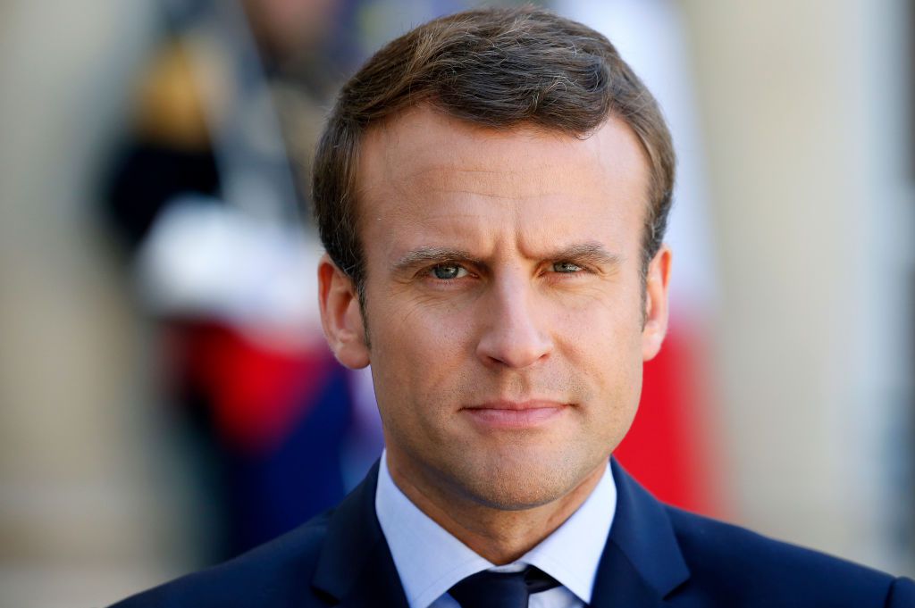 Picture of French President, Emmanuel Macron