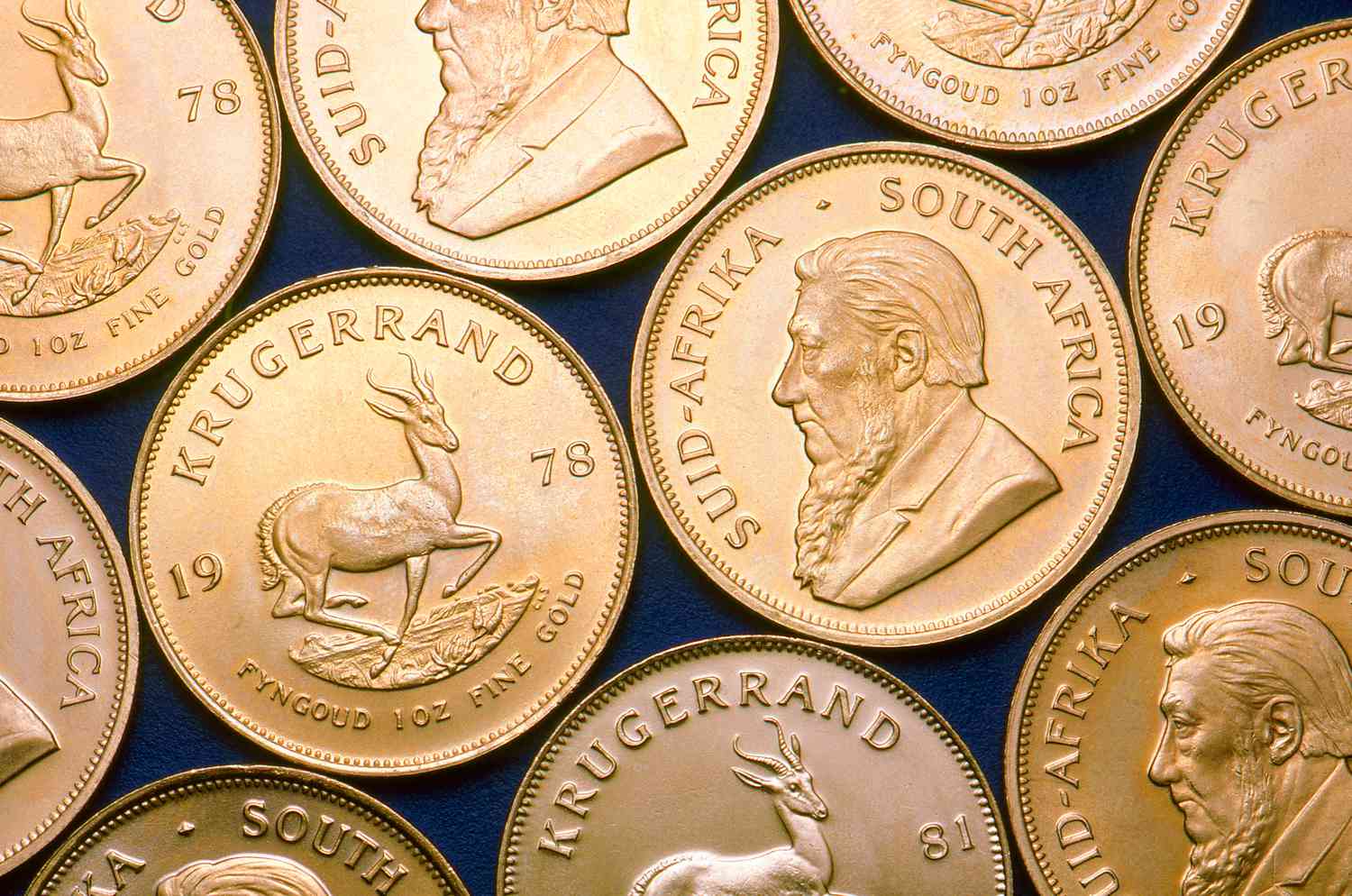 South African Krugerrand Gold Pieces
