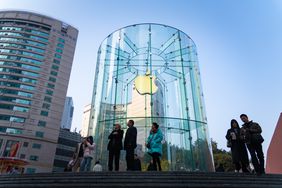 An Apple store in Chongqing, China.