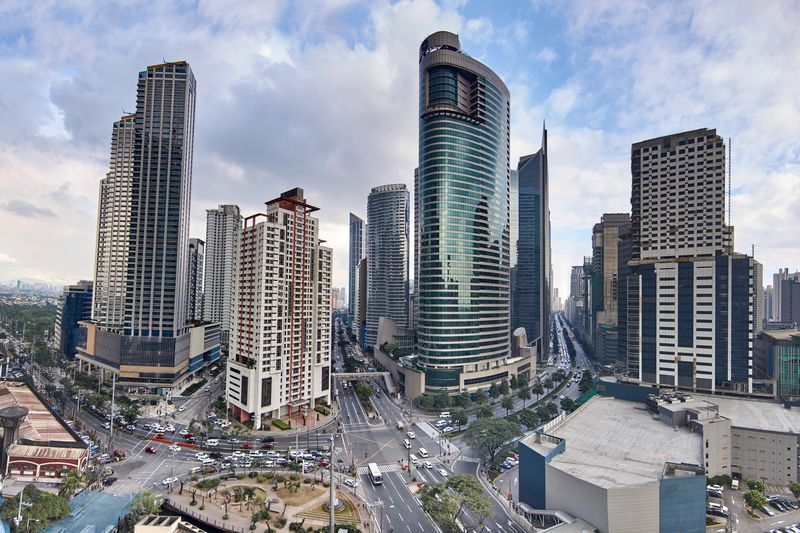 skyline of manila