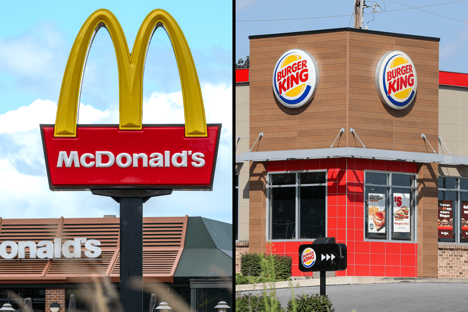 McDonald's and Burger King