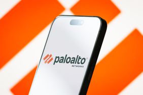 Palo Alto Networks logo displayed on a smartphone screen.
