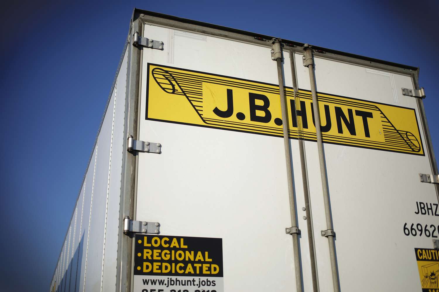 A J.B. Hunt Transport Services Inc. tractor trailer 