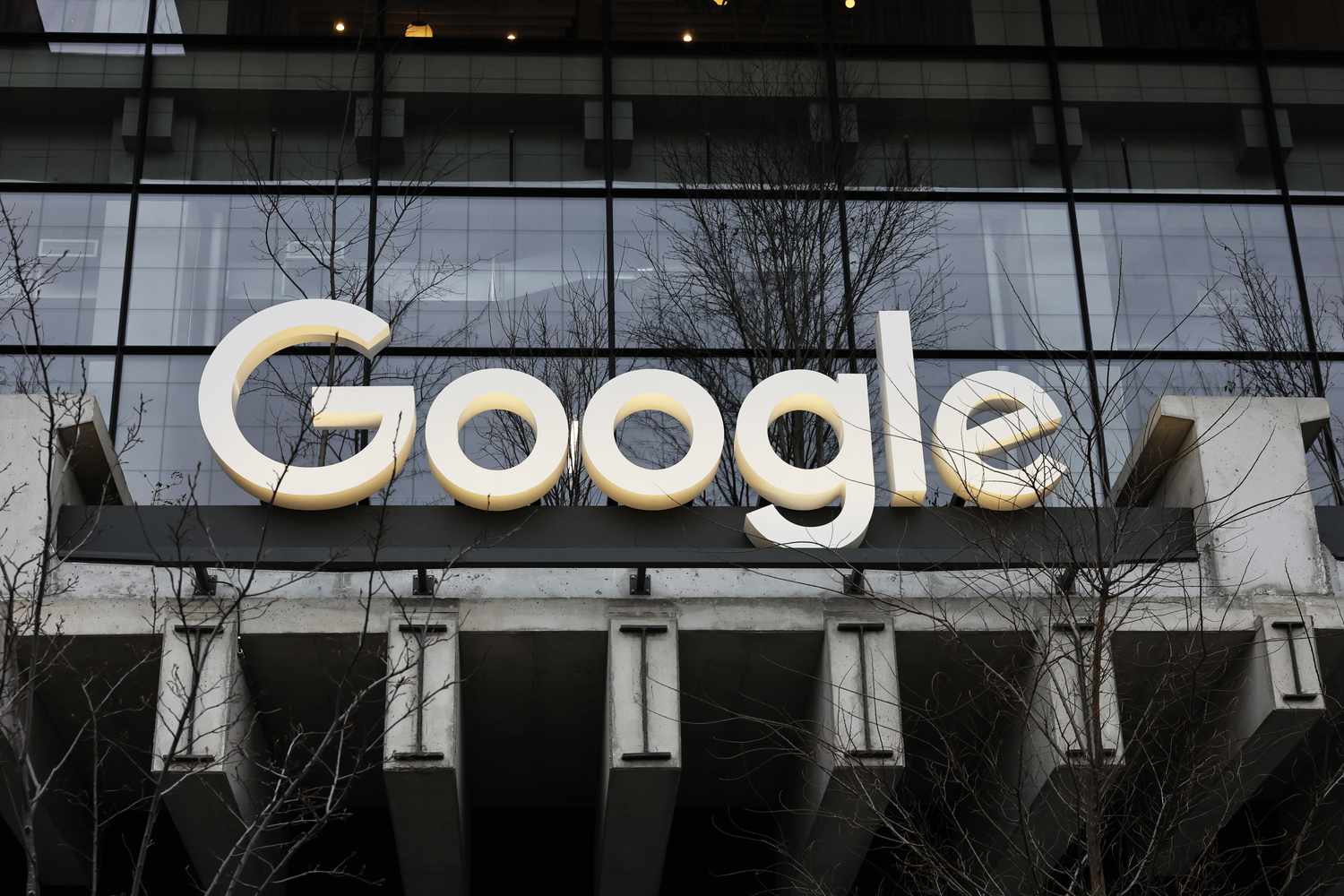 Exterior of new HQ of Google. 