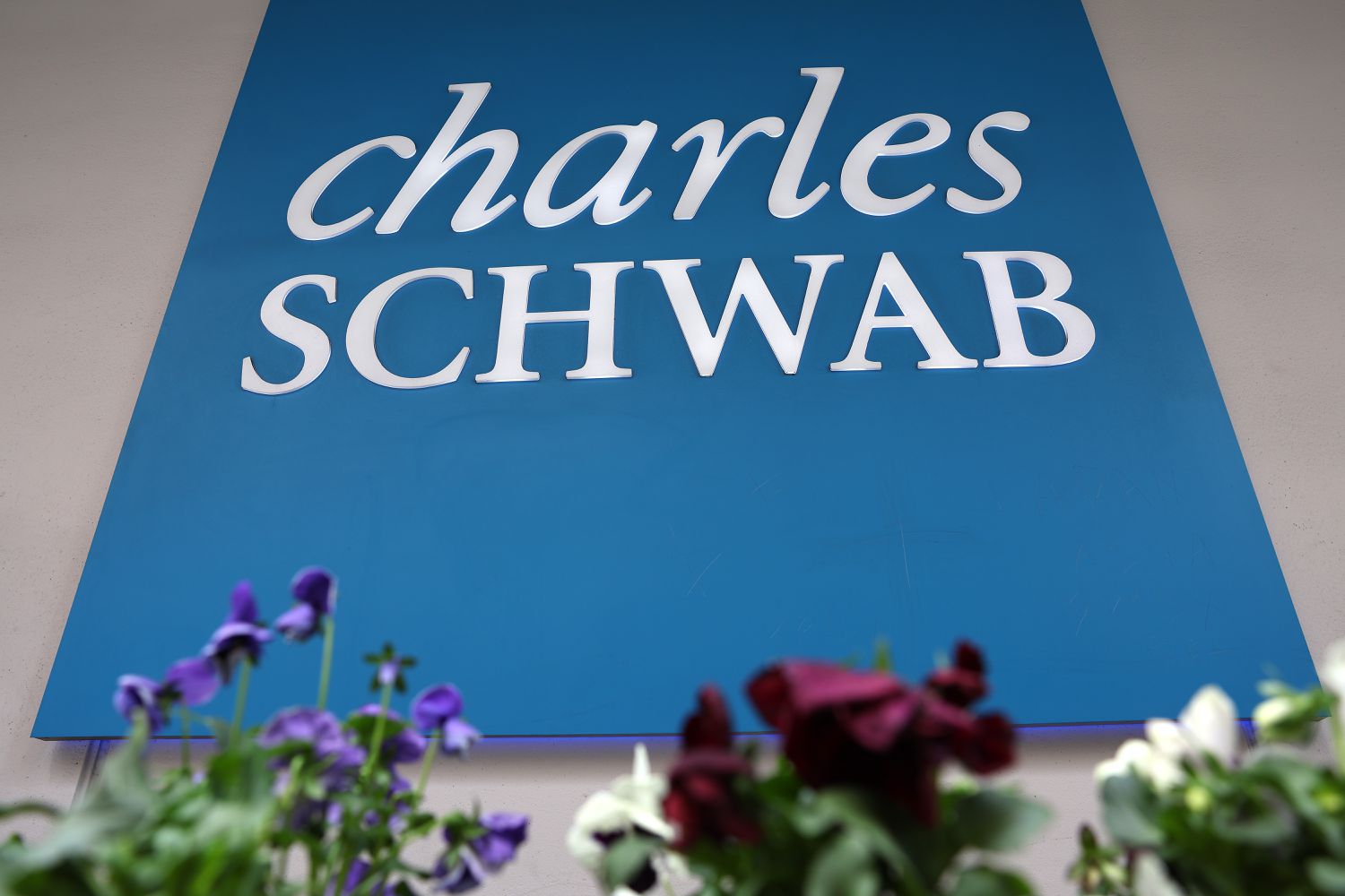  A sign is posted outside of a Charles Schwab office on April 17, 2023 in San Francisco, California.