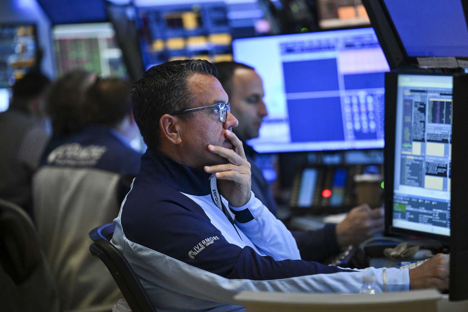 Traders on the floor of the New York Stock Exchange late last month. 