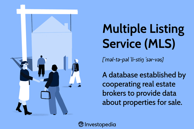 Multiple Listing Service (MLS): A database established by cooperating real estate brokers to provide data about properties for sale.