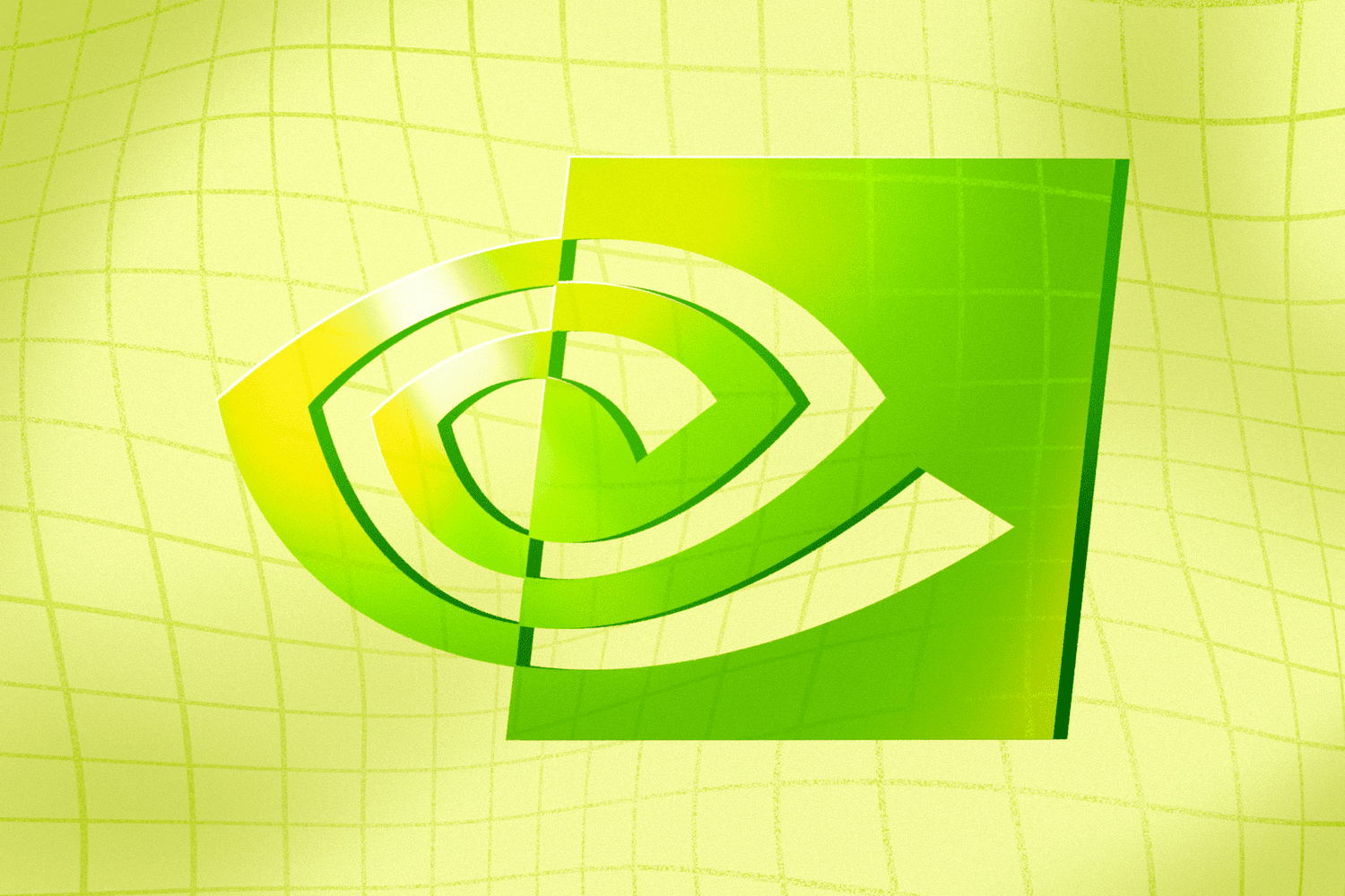Nvidia logo illustration