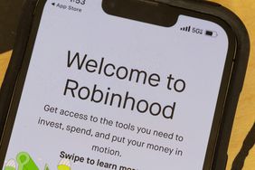 Robinhood Markets app is shown on a cell phone
