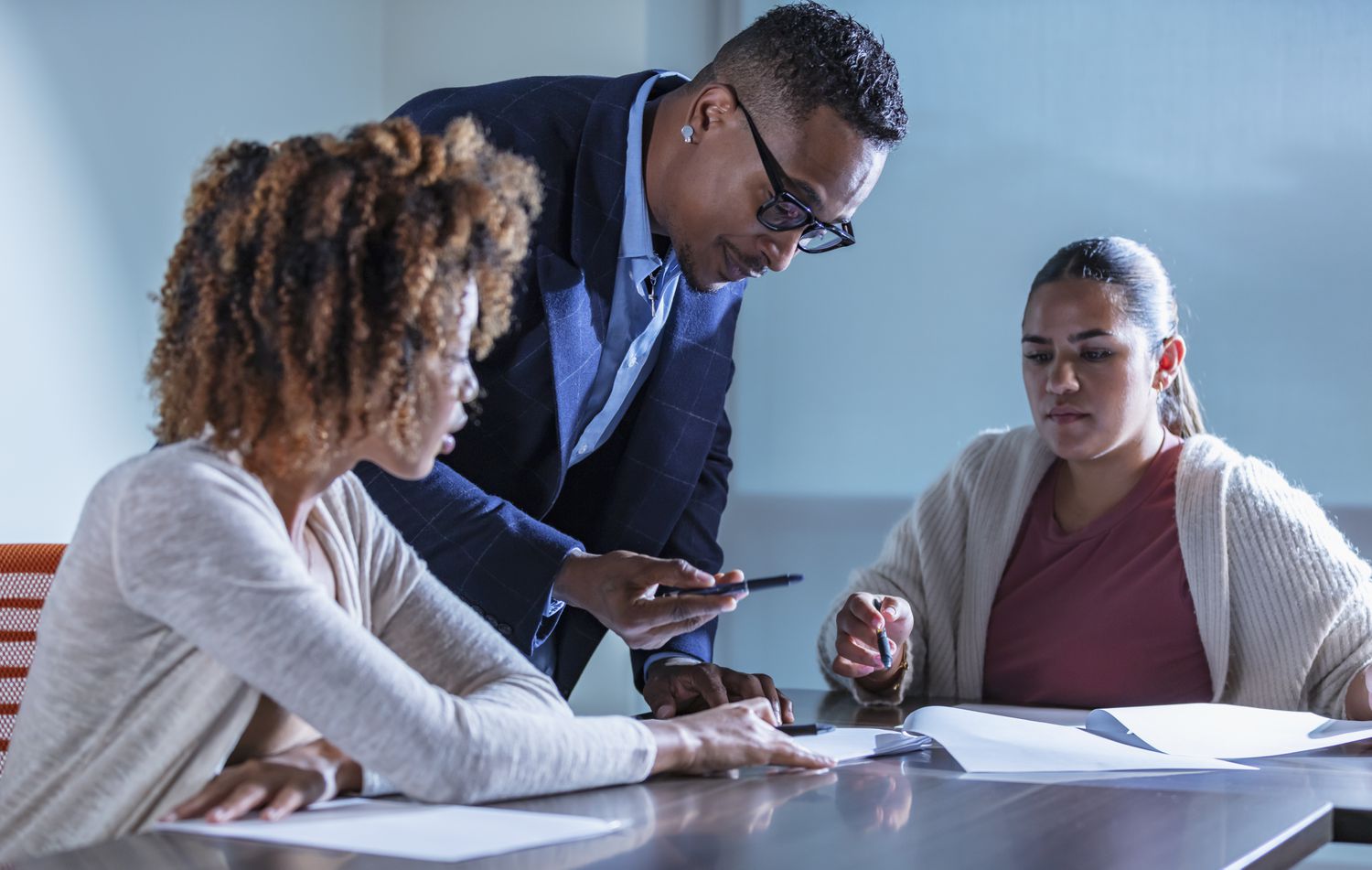 A couple getting a mortgage with one of them acting as a co-mortgagor
