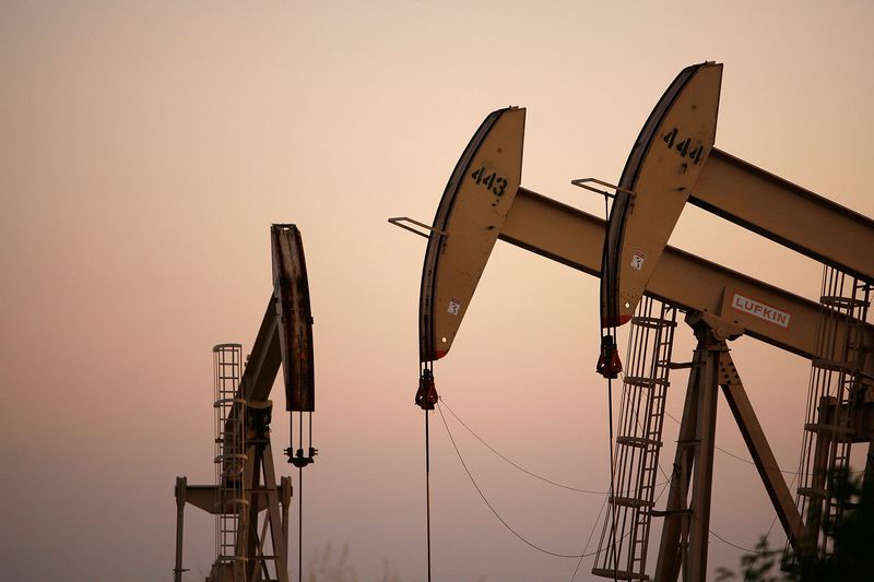 Oil rigs extract petroleum