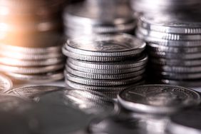 An image of the coin stack and sunlight.